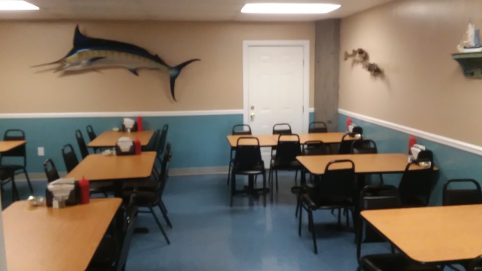 Clean dining space with a relaxed local feel.